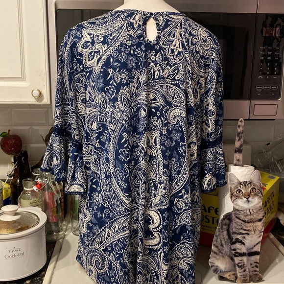 Womens Roommates casual 1/2 sleeve stretch plus size top 2X - Picture 2 of 4